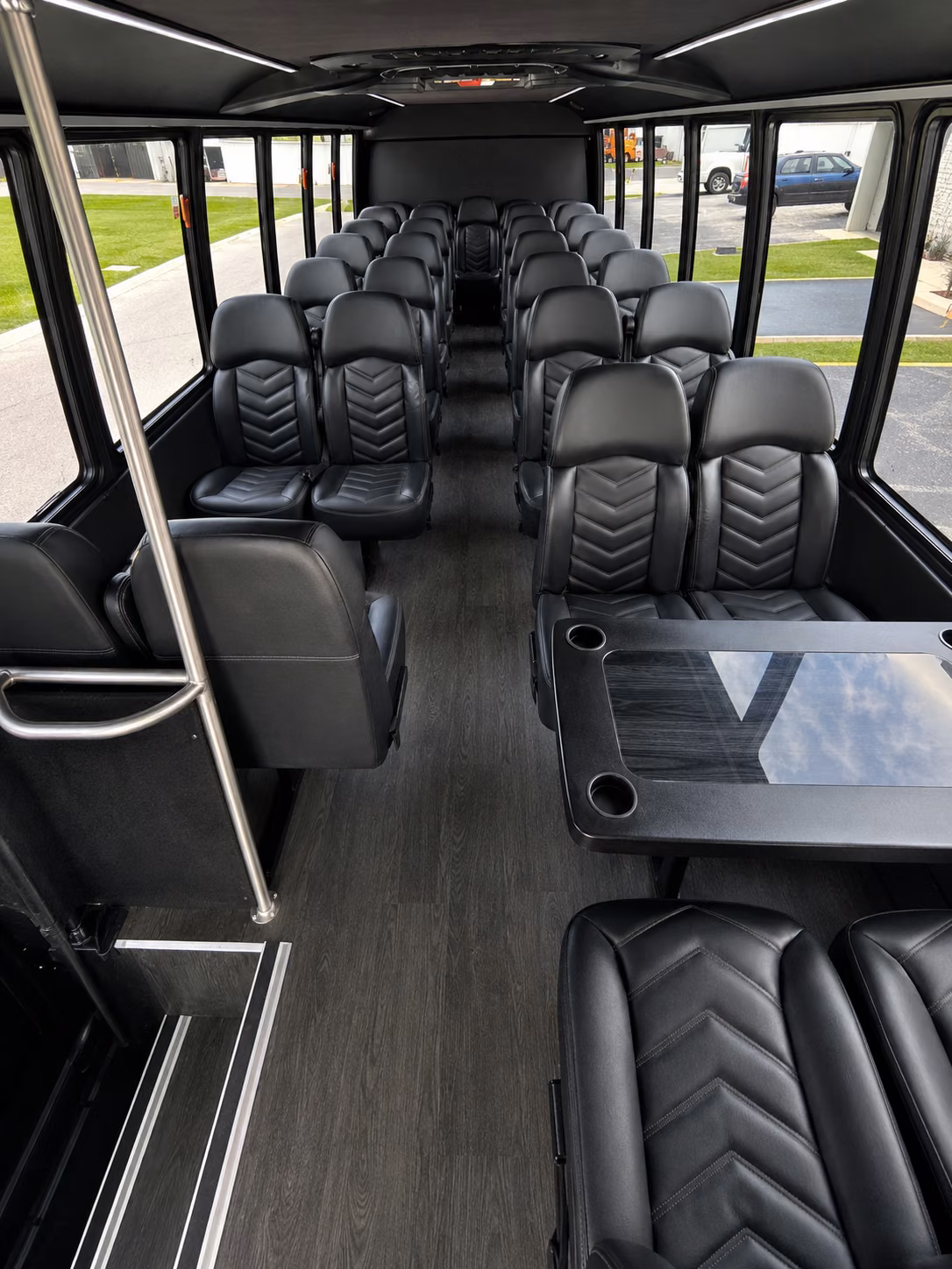 newark concert transportation onboard seating