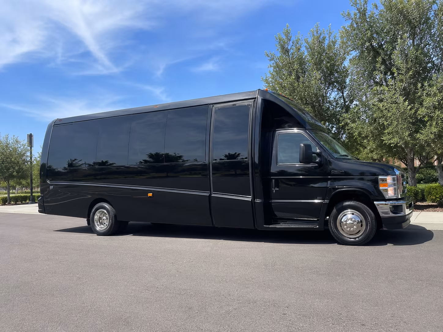 newark religious group transportation onboard seating